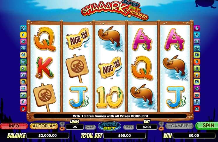 Игровой автомат Shaaark superbet